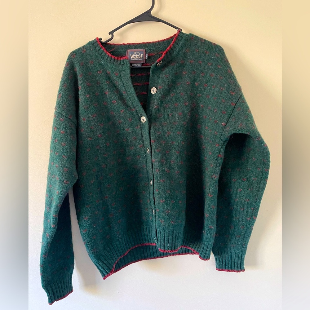 WOOLRICH Button Up Cardigan Sweater